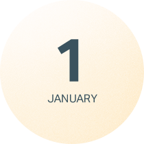 1 JANUARY