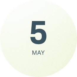 5 MAY