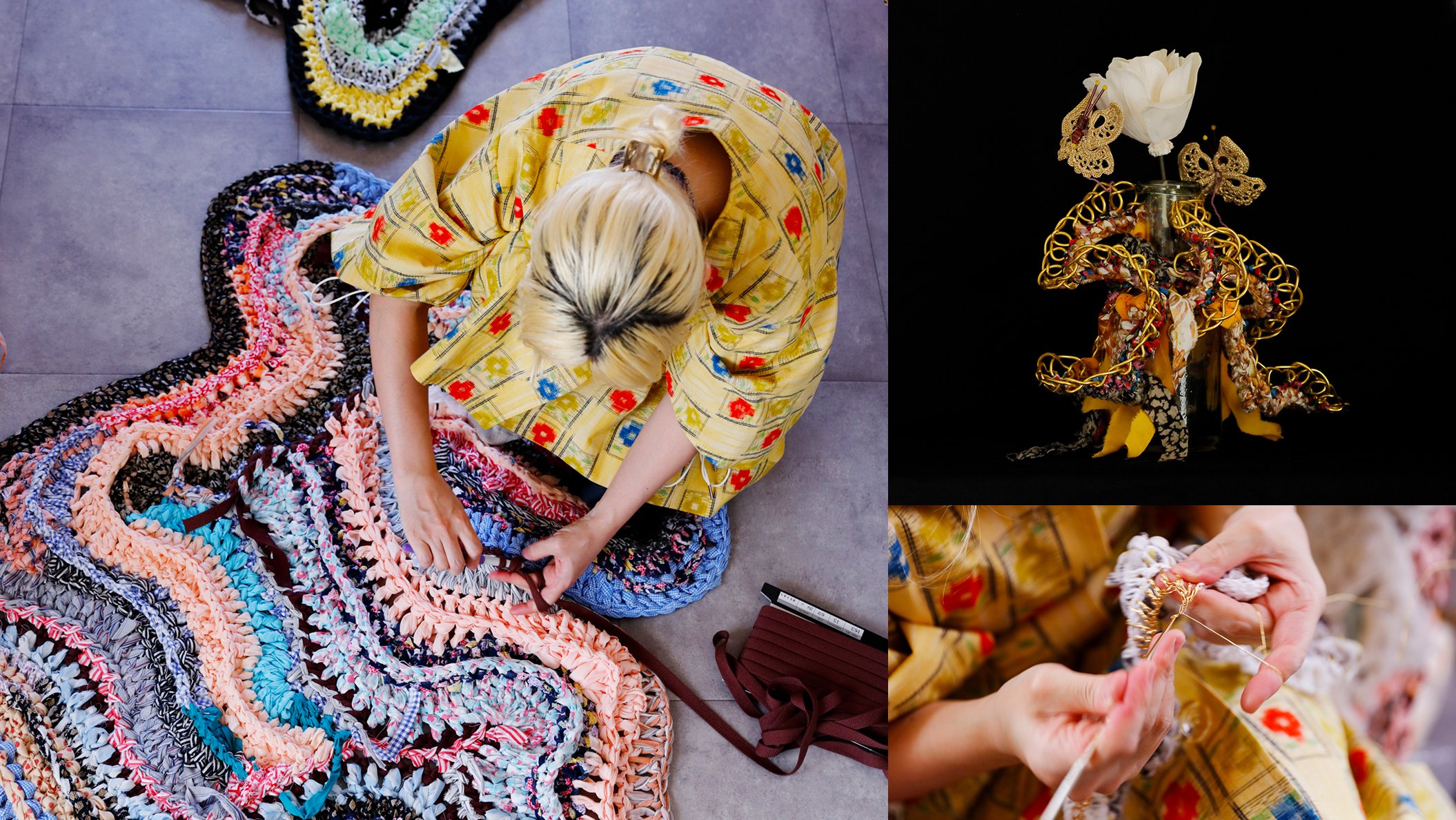 手先のリズムが生み出す「編み」の無限の可能性｜蓮沼 千紘